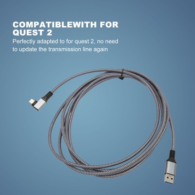 For 2 Link VR Cable Nylon Braiding High Speed Data Transfer Charging C Hot