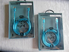 USB-C to USB-C  Fast Charging Data SYNC Cable / TEAL  2pcs  FREE SHIPPING
