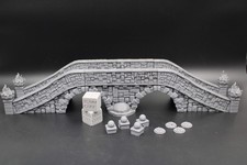 Tabletop Terrain Fantasy Large Modular Stone Bridge Dnd RPG wargame skirmish 28-