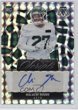 2025 Panini Mosaic Rookie Scripts Malachi Moore #RS-MME Auto 0b8m