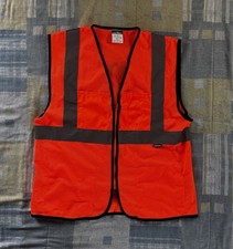 Portwest Reflective Orange Mesh Enhanced Visibility Work Men's Vest Sz S