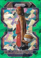 2022 Panini Prizm WNBA SP GREEN CRACKED ICE #95 ELIZABETH WILLIAMS-MYSTICS