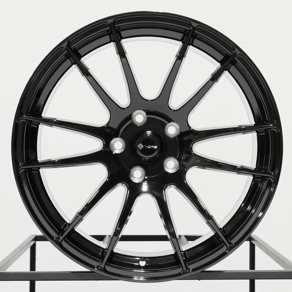 19x8.5/19x9.5 Black Wheels Vors TR10 5x114.3 35/35 (Set of 4)  73.1 - Image 3 of 4