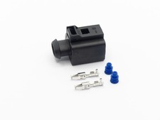 Stecker 1J0973772 &ndash; 2-polig, Reparatursatz &ndash;  f&uuml;r VW, Audi, Skoda, Seat