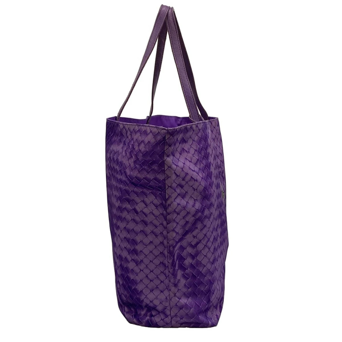 Bottega Veneta Intrecciolusion Tote Bag Purple Leather thumbnail 4