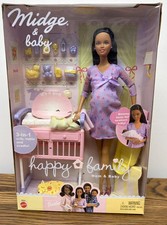 MATTEL BARBIE HAPPY FAMILY MOM AND BABY MIDGE...