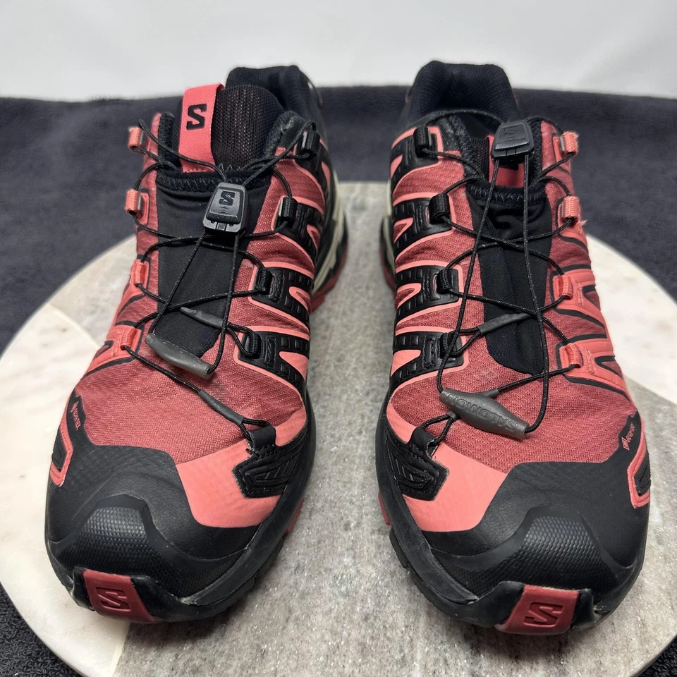 Salomon XA Pro 3D Gore-Tex Trail Running Shoes Men’s Size 9 Waterproof Red Black - Image 2 of 4