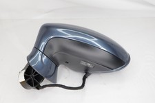  10-16 Porsche Panamera 970 Front Left Side Door Rear View Mirror Blue Oem