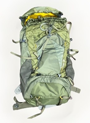 Gregory Stout 35L Men's Hiking Backpack - S Olive Green & Yellow CLEAN