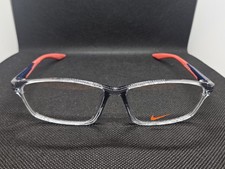 Nike 7130AF 7130, 035 Gray Orange 57-13-140 Eyeglasses Frames