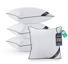 Utopia Bedding Throw Pillow Inserts Pack of 4, White , 14 x 14 Inches...