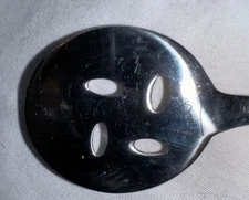 Bram Stainless Slotted Stirring Spoon Flat Handle Modern Kitchen Tool