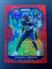 2020 PRIZM RED SHIMMER /35 SHAQUILL GRIFFIN SEAHAWKS #298