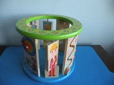 Battop 10 In 1 Baby Wooden Activity Center Wood Toy T10