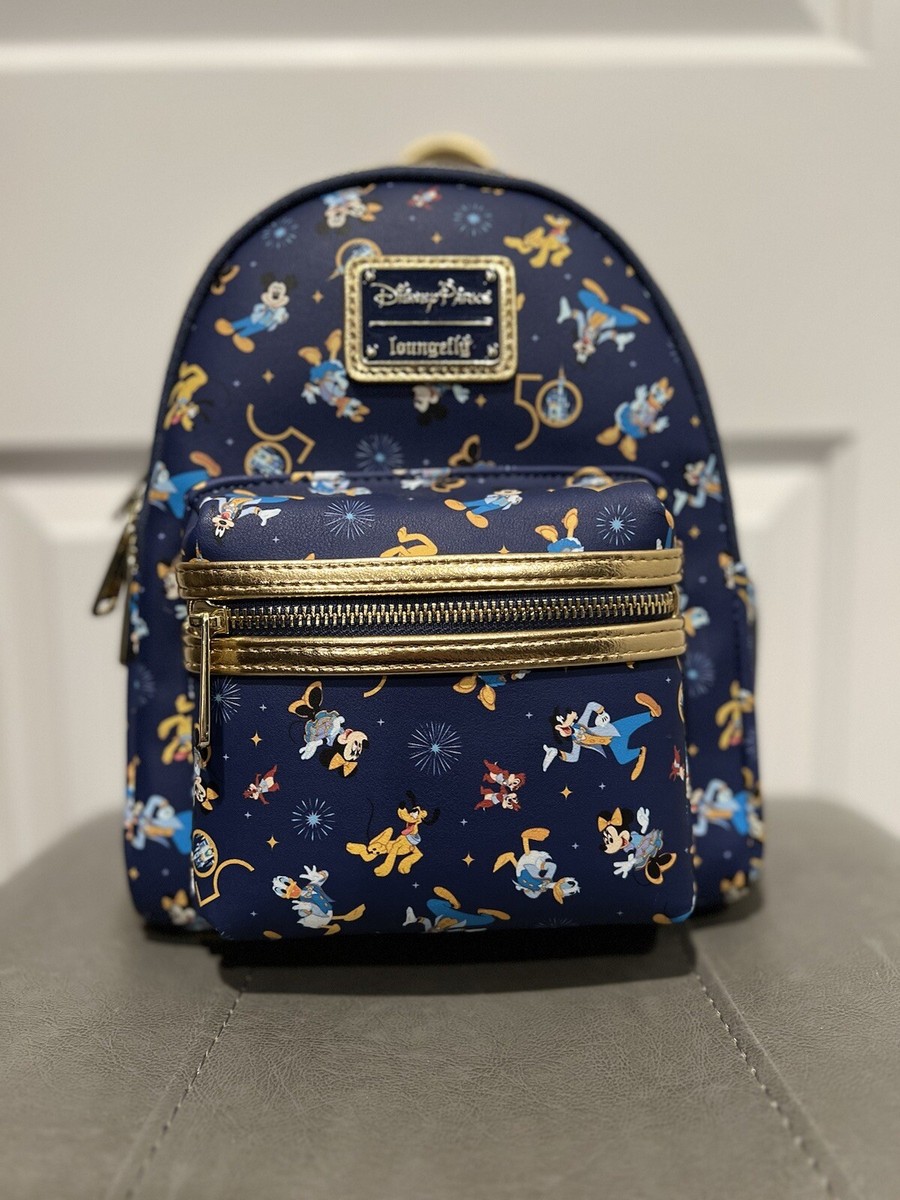 Walt Disney World 50th Anniversary All Over Print Loungefly 