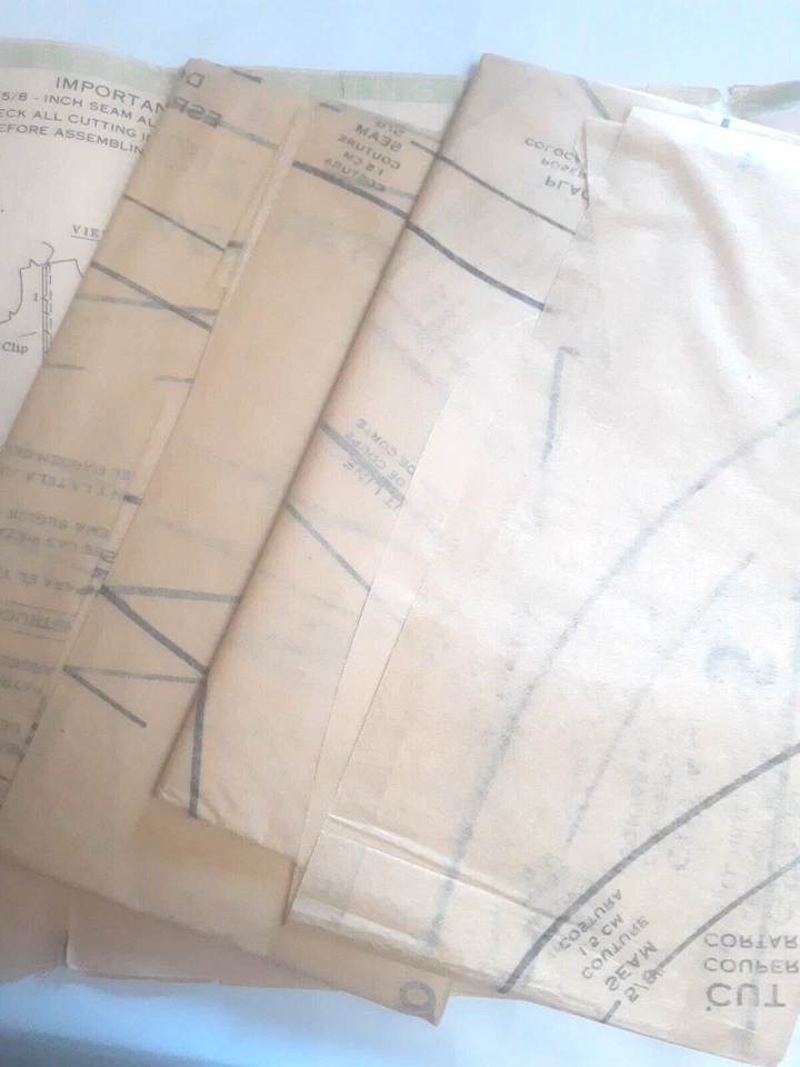 Dress Princess A Line Girls 6 Sewing Pattern 4691 Mail Order VTG UC Sleeveless - Image 4 of 4