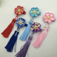 Chinese Children's Hair Accessories Cherry Blossom Series Accessories Hair Clips