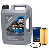 MotoröL Set 5W-30 5 Liter + ÖLfilter SH 430 P FüR BMW 8Er 5Er Touring