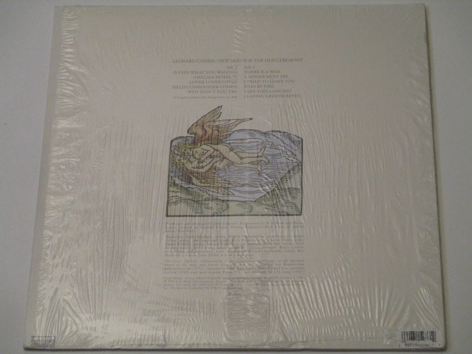 LEONARD COHEN - NEW SKIN FOR THE OLD CEREMONY LP 5286 SUNDAZED REISSUE REMASTER Foto 2 de 4