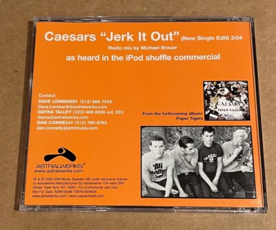 Caesars - Jerk It Out [New Single Edit] RARE promo radio only CD '05