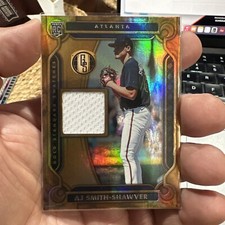 2023 AJ SMITH-SHAWVER Panini Chronicles Gold Standard Relic ATLANTA BRAVES
