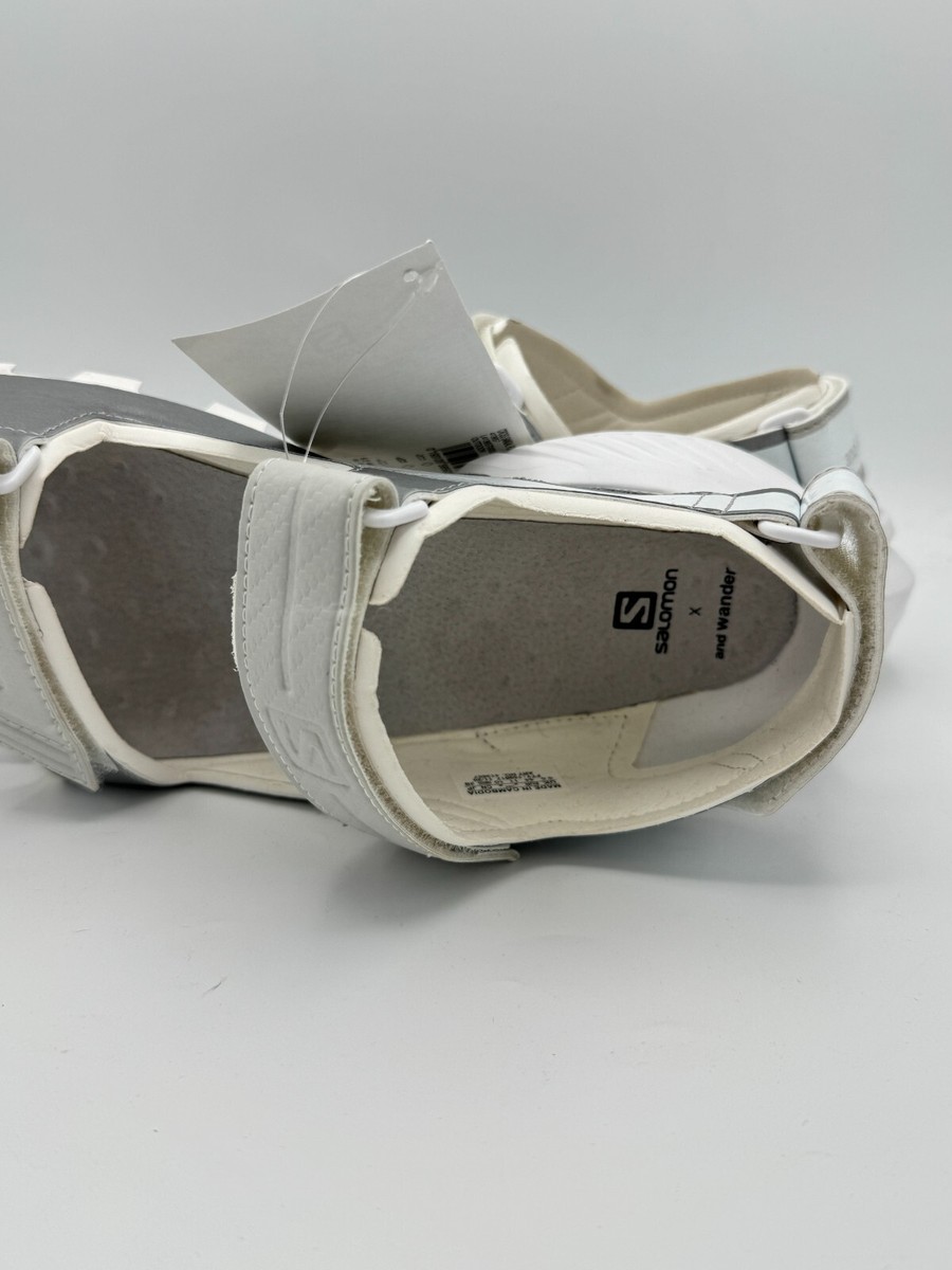 Size 10 - and wander x Salomon Cross Sandal 3M White | eBay