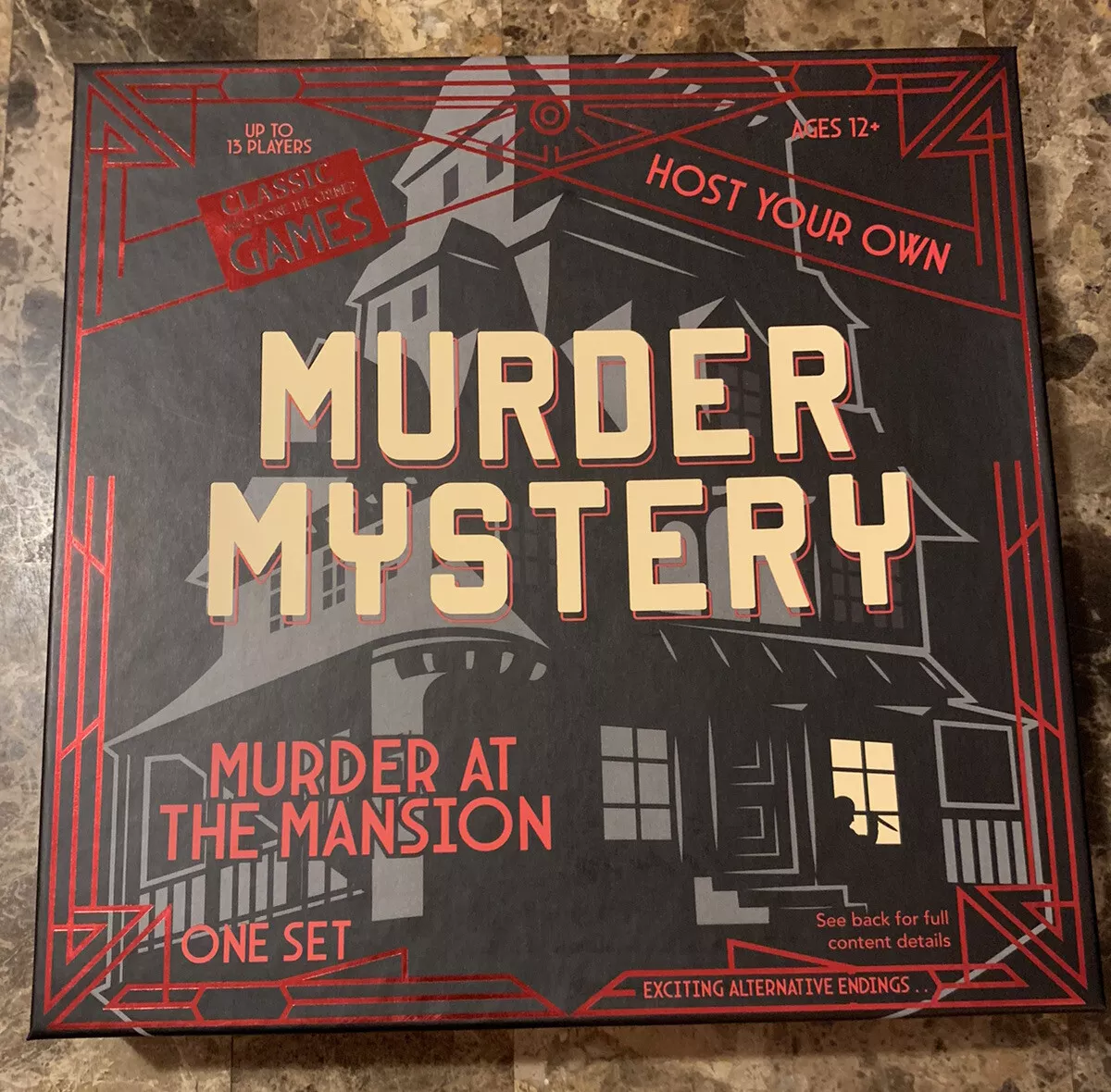 Host Your Own Murder Mystery - Murder At The Mansion