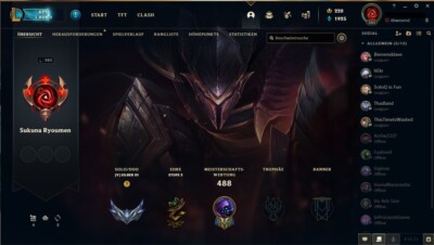LOL Account / Smurf Account für League Of Legend