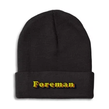 Beanies for Men Foreman Winter Hats for Women Acrylic Skull Cap 1 Size