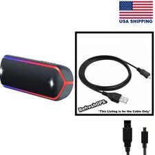 Sony SRS-XB32 Portable Bluetooth Speaker USB Cable Transfer Cord Replacement