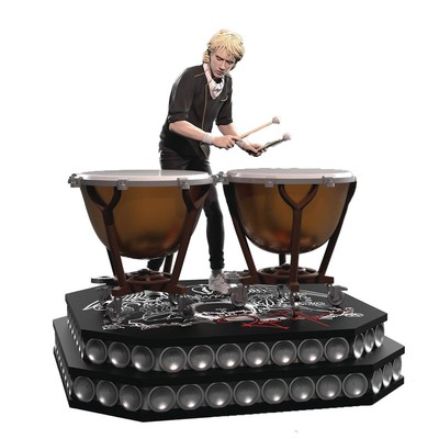 QUEEN II ROGER TAYLOR ROCK ICONZ KNUCKLEBONZ STATUE