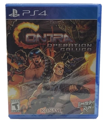 Contra Operation Galuga PS4 Neu Sealed Playstation 4 Limited Run Games US