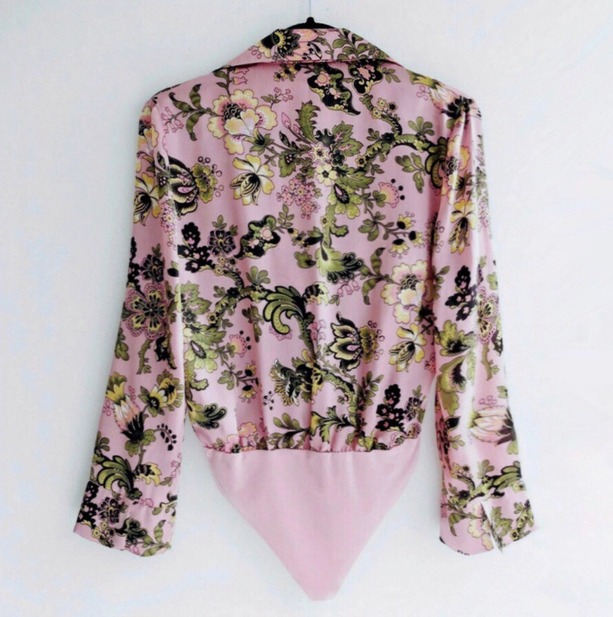 AUTHENTIC Zara Floral Bodysuit Gem