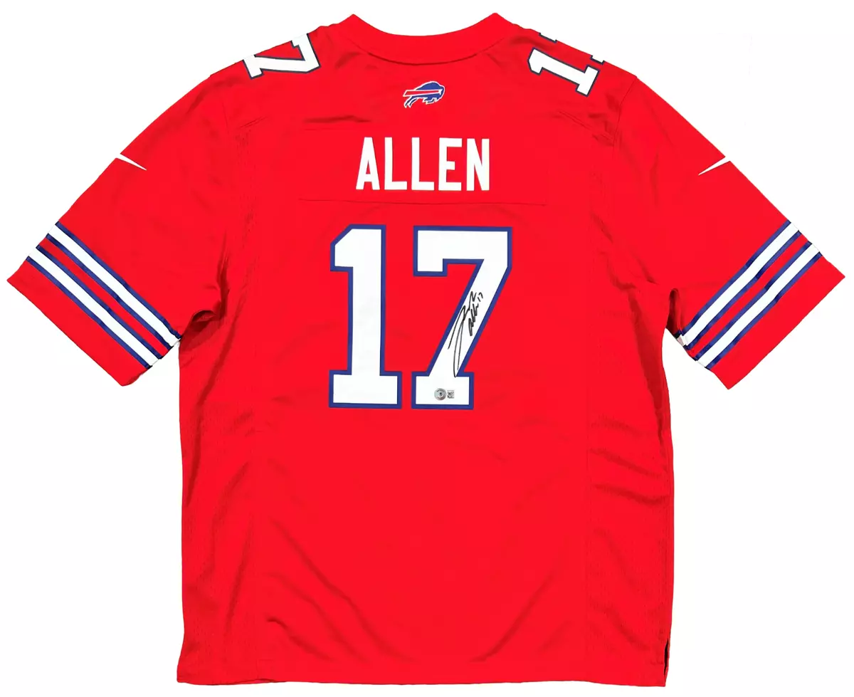 Men's Buffalo Bills Josh Allen Nike Red Alternate Game Player Jersey