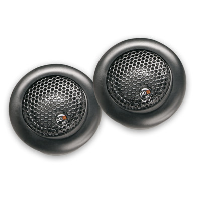 Powerbass S-1S Flush/Angle 50W RMS / 100W MAX 4-OHM 1'' Silk Dome Tweeters