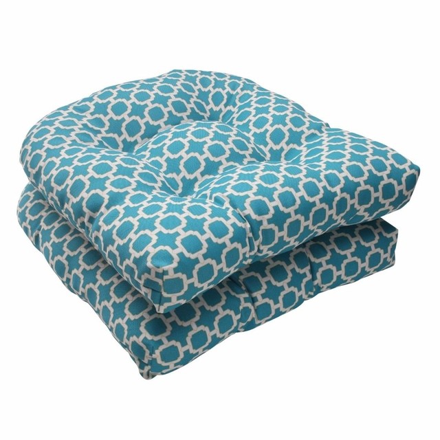 Patio Chair Cushion Set Of 2 Lawn Furniture Outdoor Seat Pillow Replacement Pads