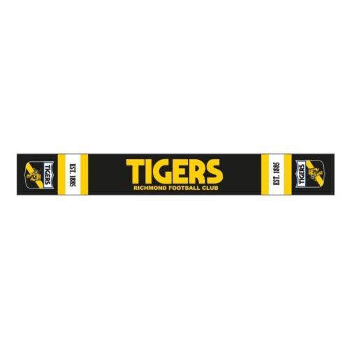 Richmond Tigers AFL Adults Merino Wool Retro Heritage Throwback Scarf New - Picture 8 of 8