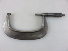 Reed Small Tools Works Outside Micrometer 3-4" Vintage Made In USA