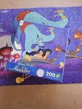 Ceaco Disney Aladdin Jasmine Genie 200 Piece Jigsaw Puzzle # 42242 Complete 