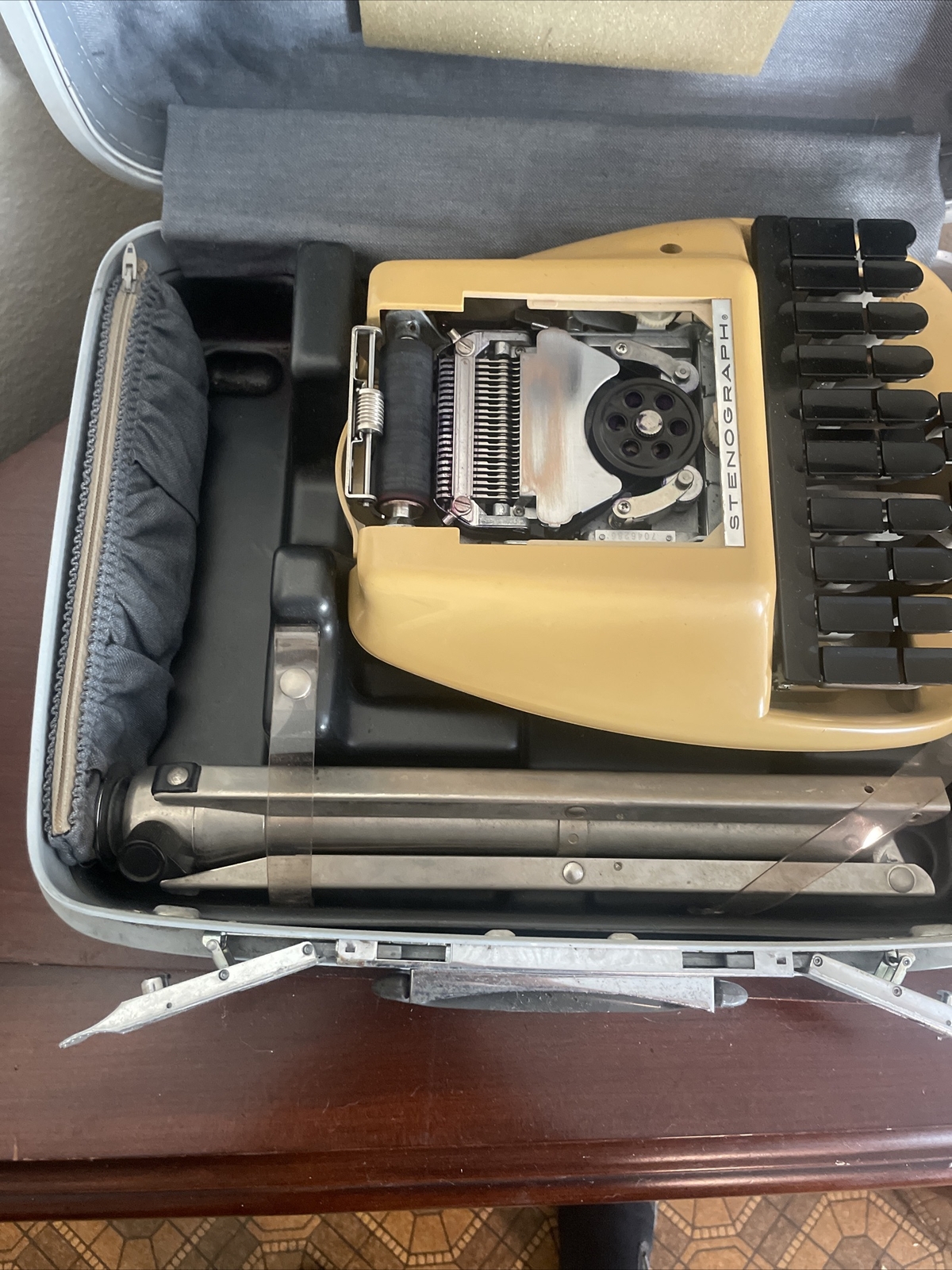 Old Samsonite Stenograph Court Reporter Shorthand Machine W Case