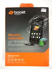 New Kyocera Hydro C1570 - Black ( Boost Mobile ) Android Smartphone