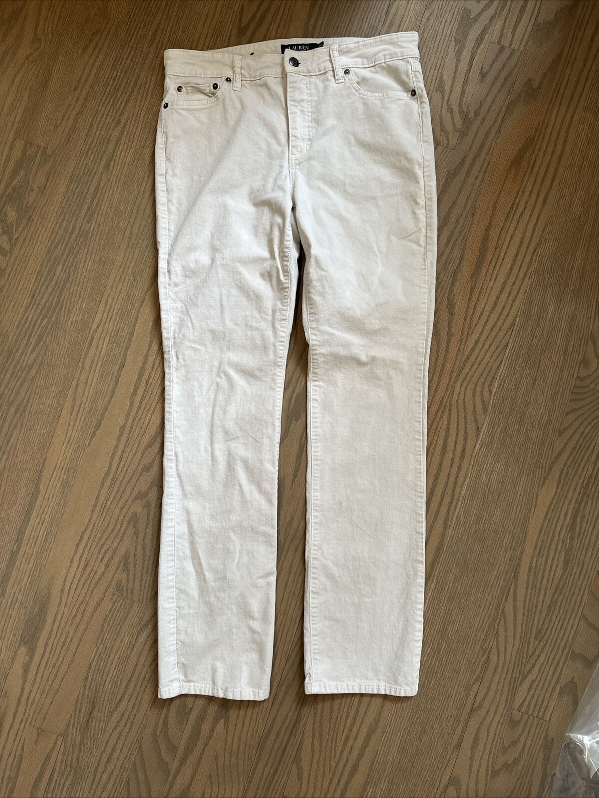 Lauren Ralph Lauren Off White Color Corduroy Pant… - image 6