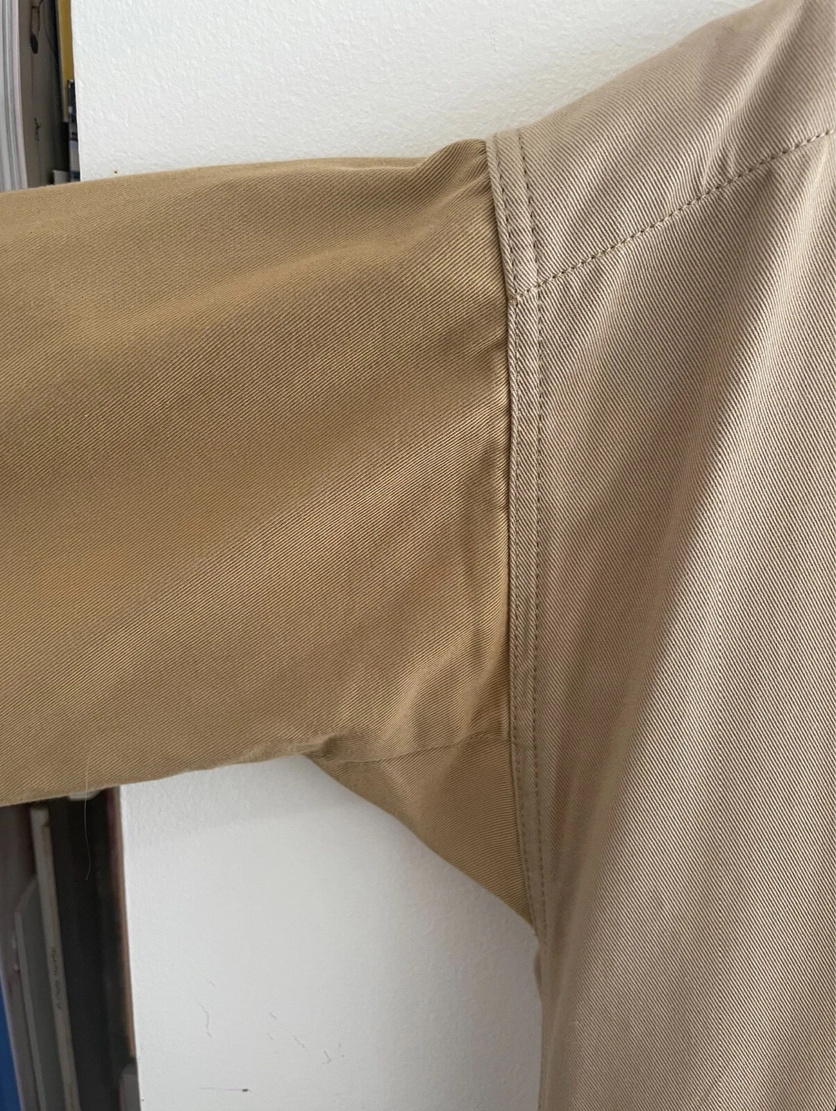 Abito oversize oversize Celine cotone tela marrone chiaro beige ottime condizioni