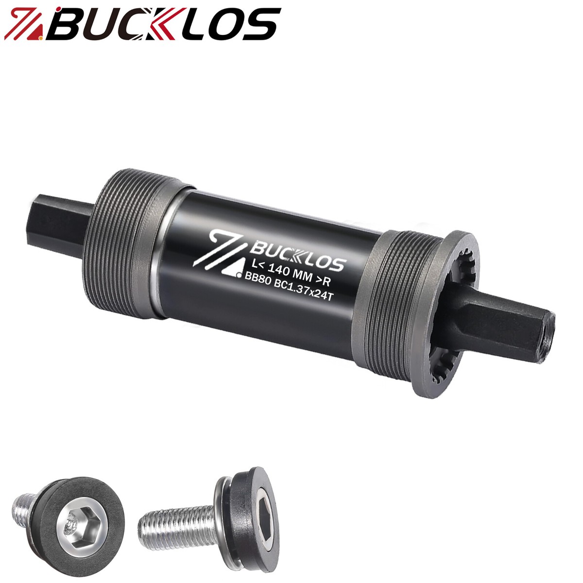 BUCKLOS MTB Square Bottom Bracket BB68/80 113/116/120/126/140mm