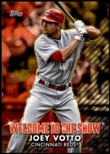 Joey Votto 2022 Topps 5x7 Welcome to the Show Gold #WTTS-27 6/10 Reds