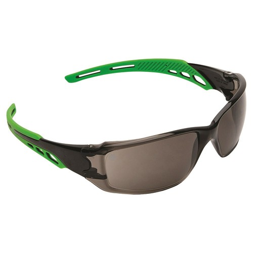 Pro Choice Cirrus Green Arms Safety Glasses Smoke A/F Lens 12 Pairs,9182 - Picture 3 of 4
