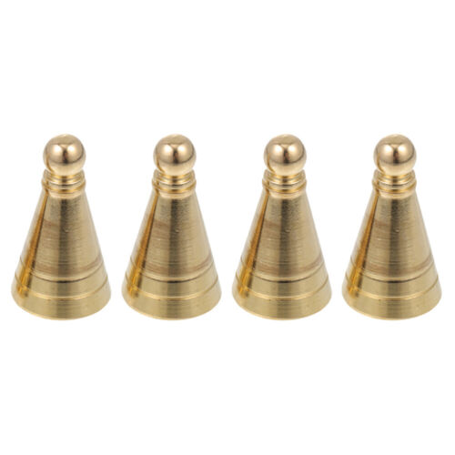  4 Pcs Copper Brass Tower Incense Mold Backflow Cone Mould Forming Moulds - Picture 1 of 12