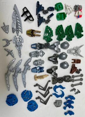 LEGO Bionicle 60 assorted parts Lot pieces Hero Factory white