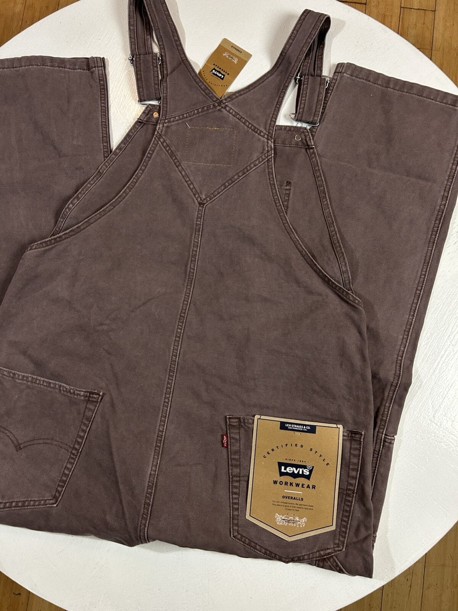 Levi's Workwear Men S Super Sour Overall Garment Dye Purple