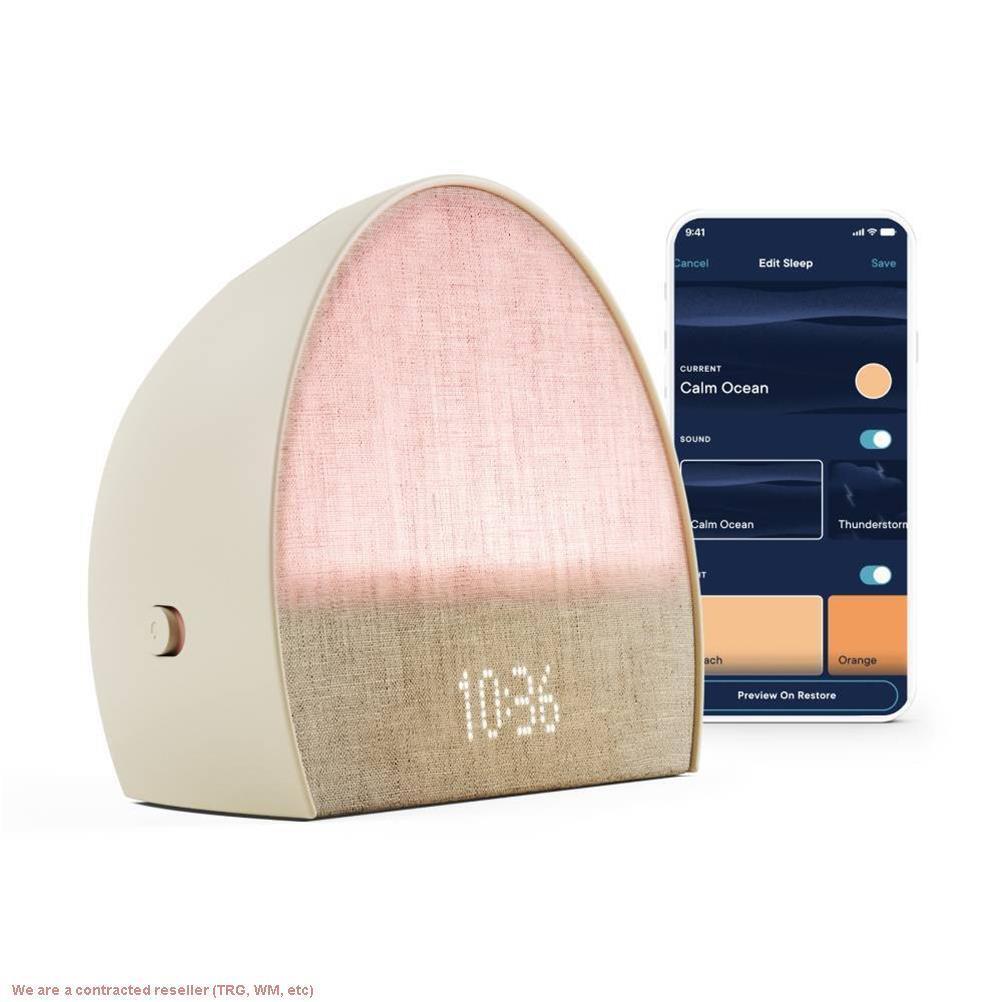 Hatch Restore 2 Прикроватное руководство по сну Sunrise Alarm Clock Звуковая машина - шпатлевка